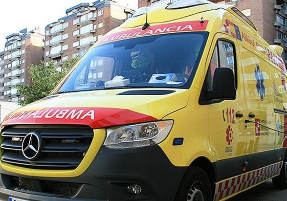 Imagende archivo de una ambulancia.