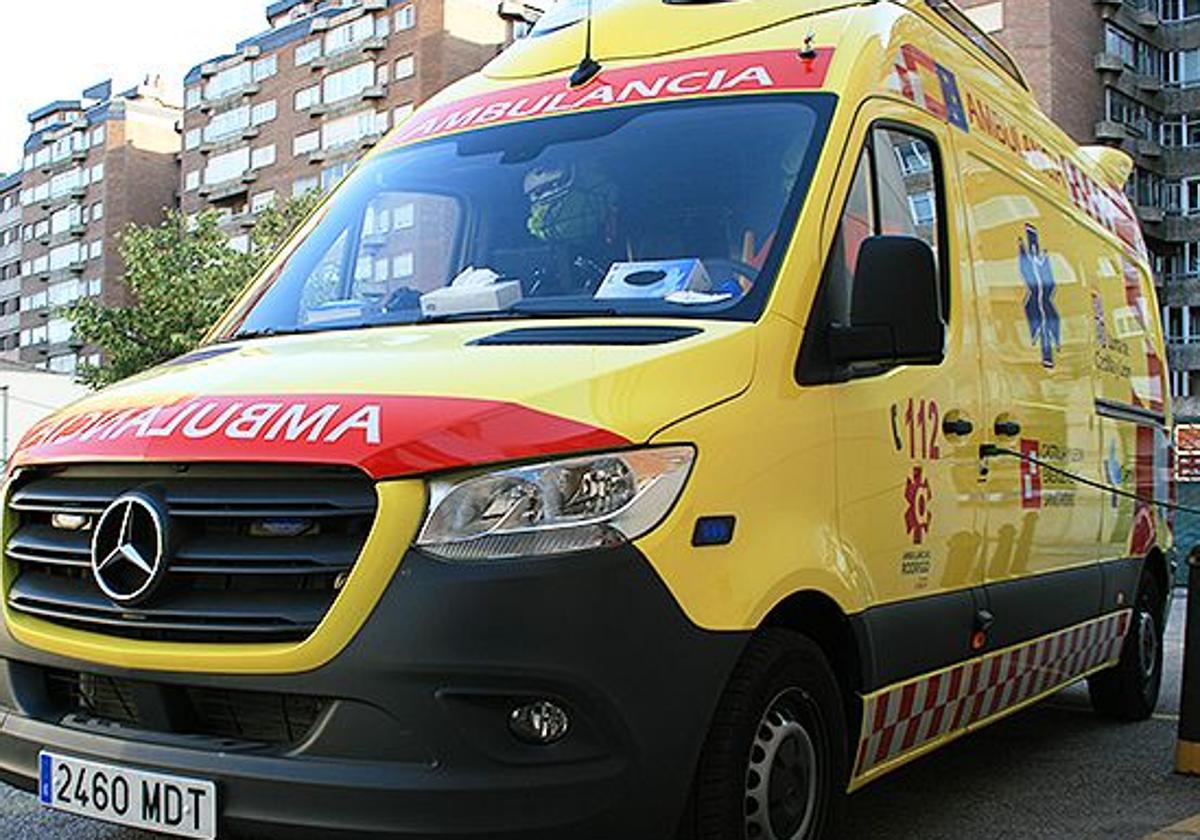 Imagende archivo de una ambulancia.