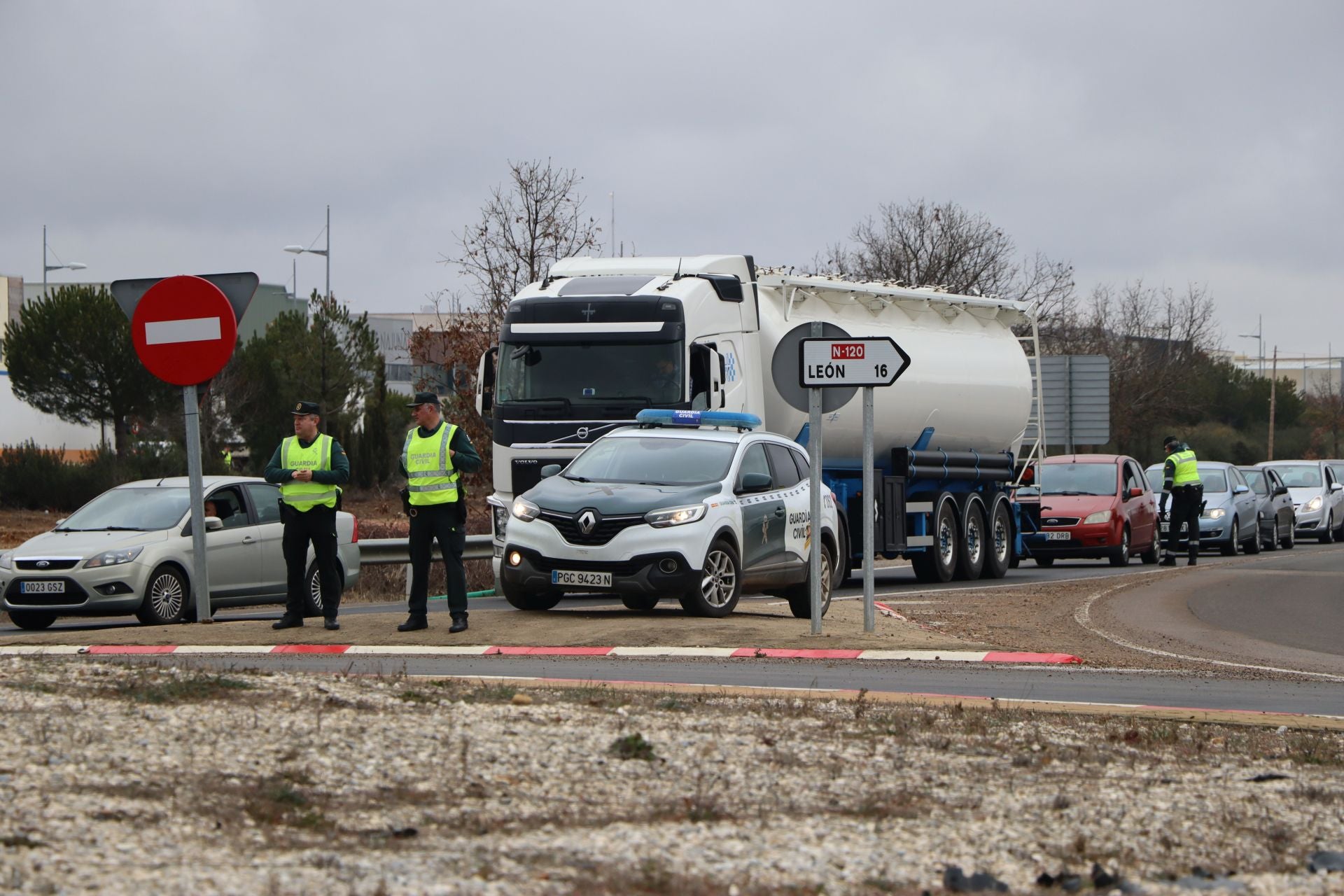 Las protestas del campo vuelven a las carreteras de León