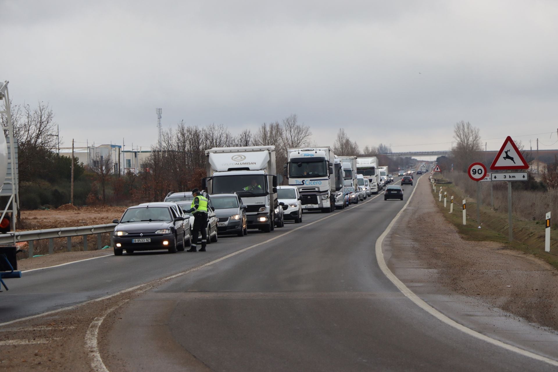 Las protestas del campo vuelven a las carreteras de León