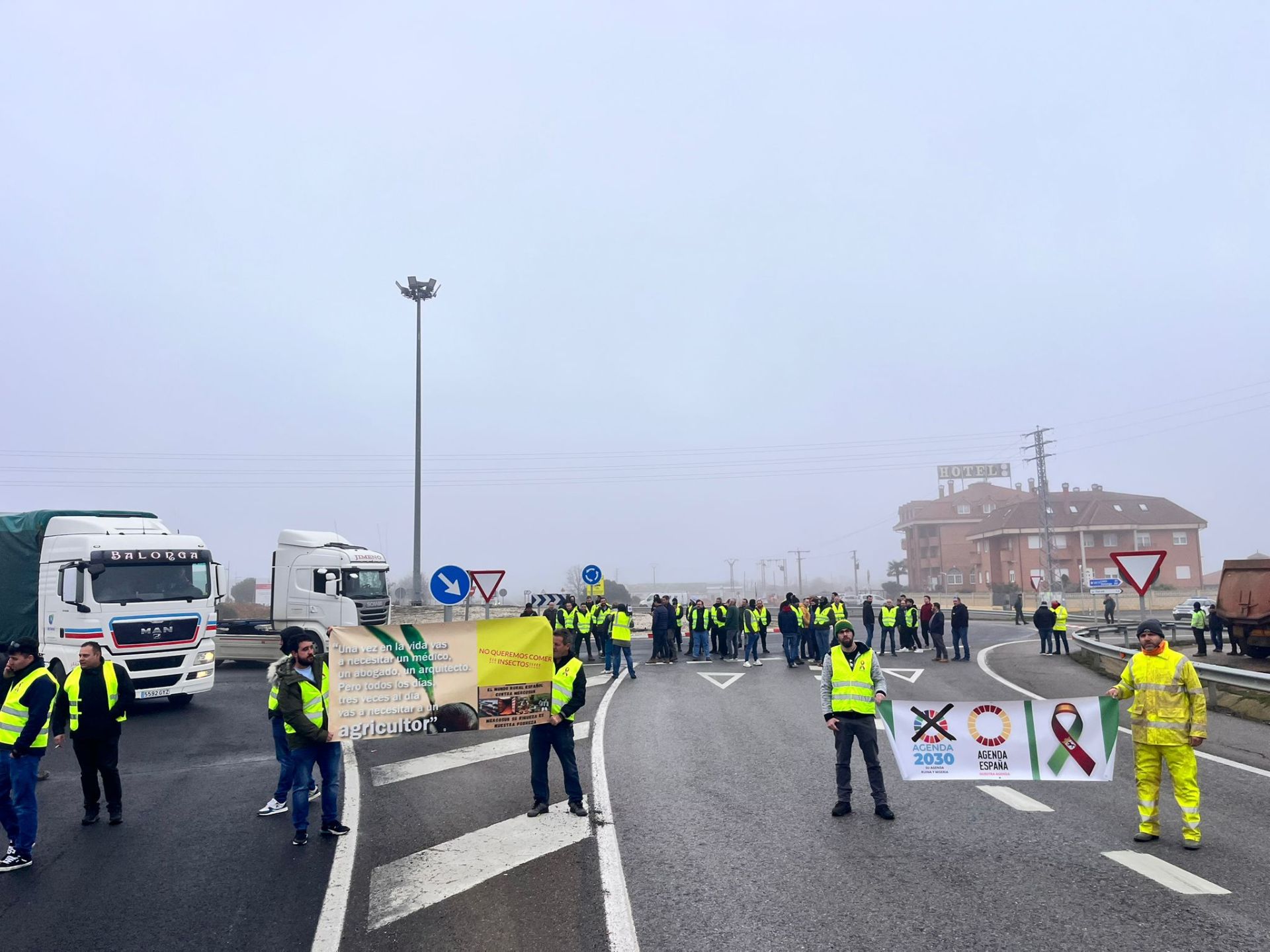 Las protestas del campo vuelven a las carreteras de León