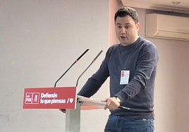Javier Alfonso Cendón, secretario provincial del PSOE.