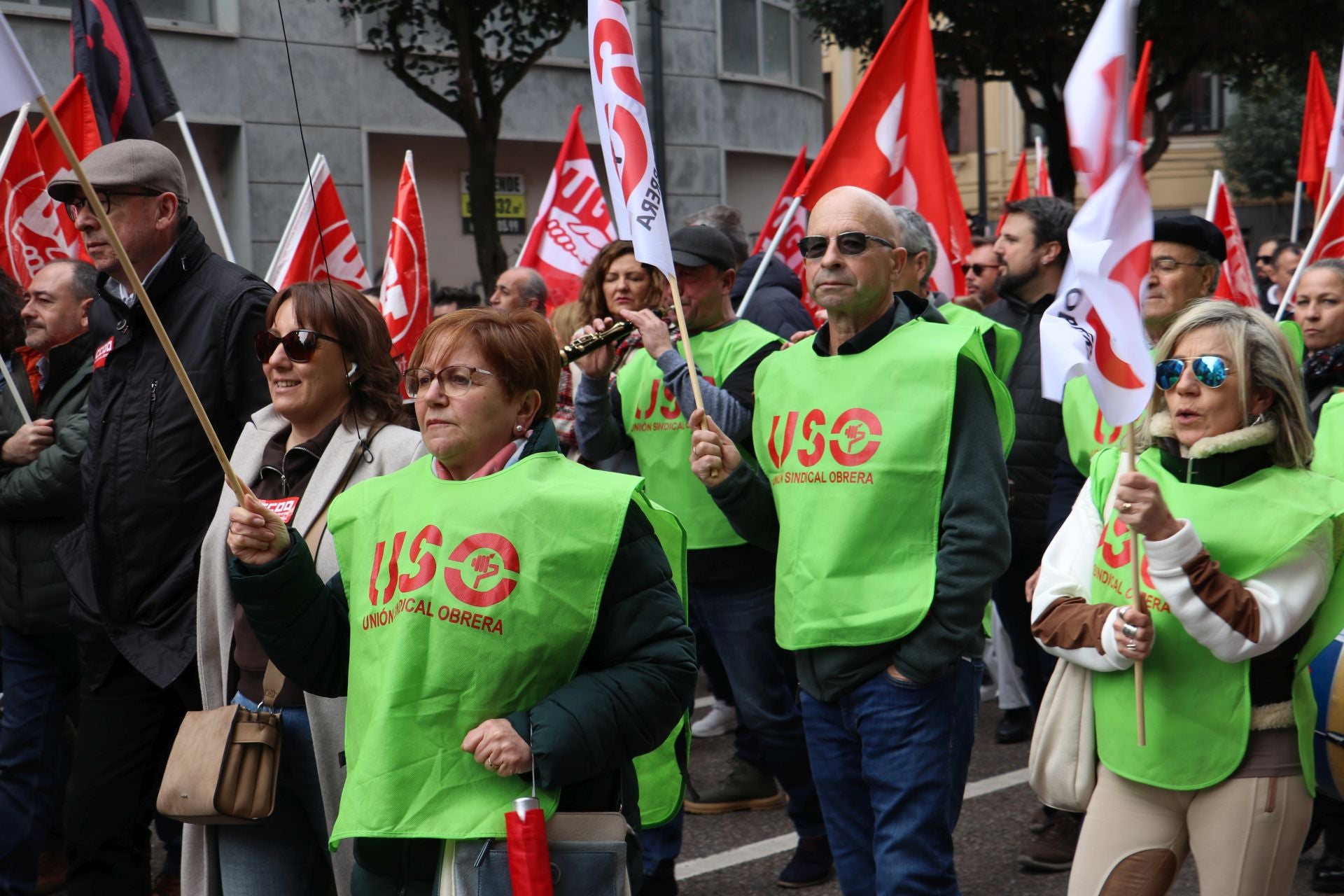 Las imágenes de la manifestación del 16-F en León