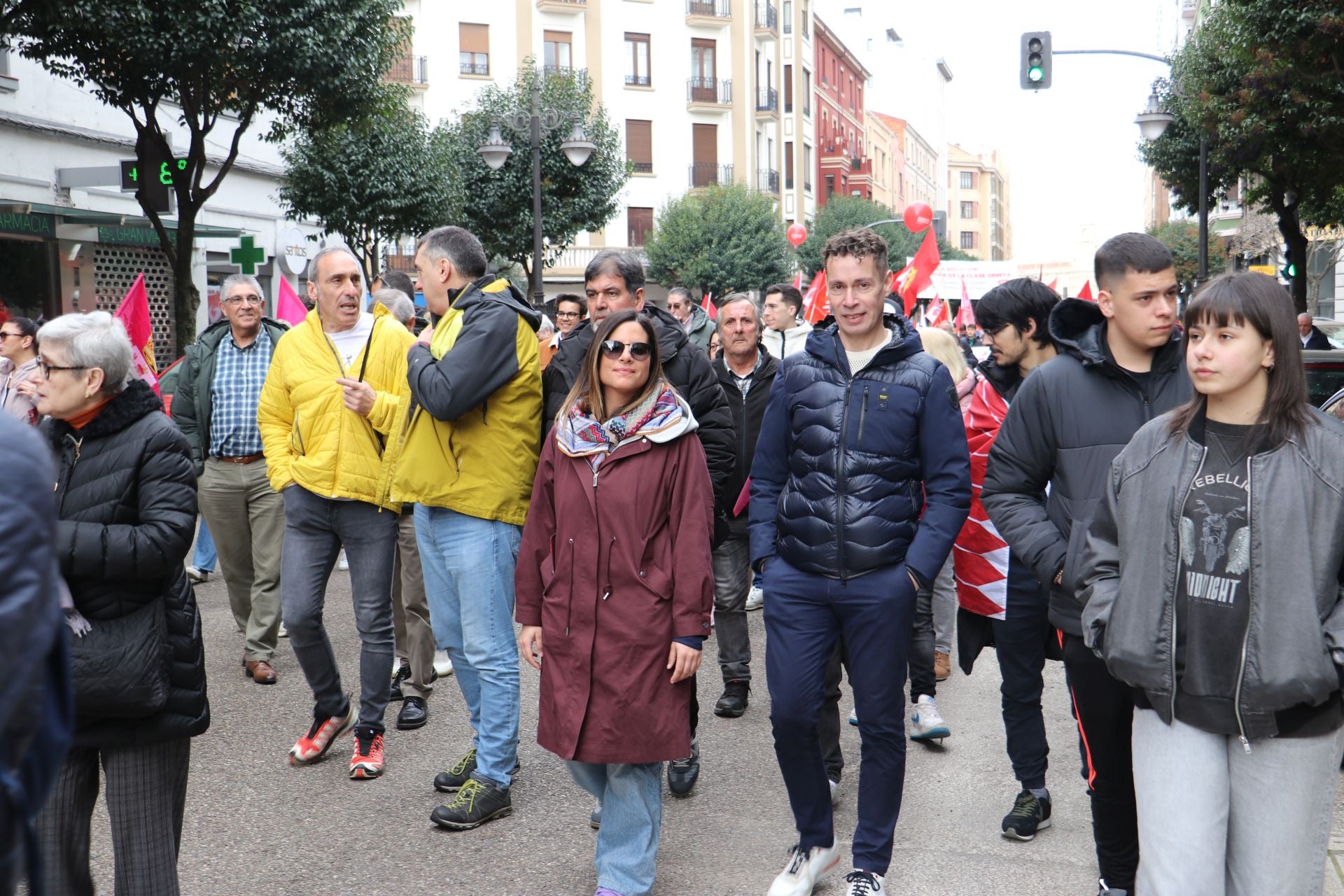 Las imágenes de la manifestación del 16-F en León