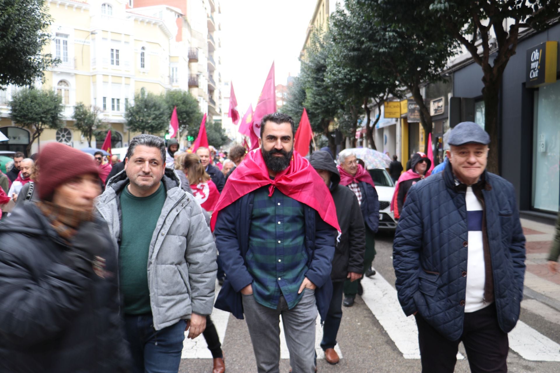 Las imágenes de la manifestación del 16-F en León