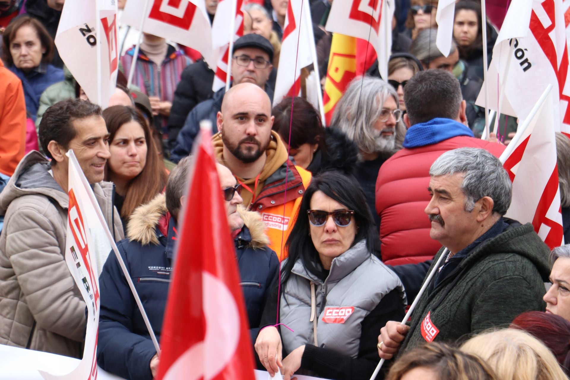 Las imágenes de la manifestación del 16-F en León