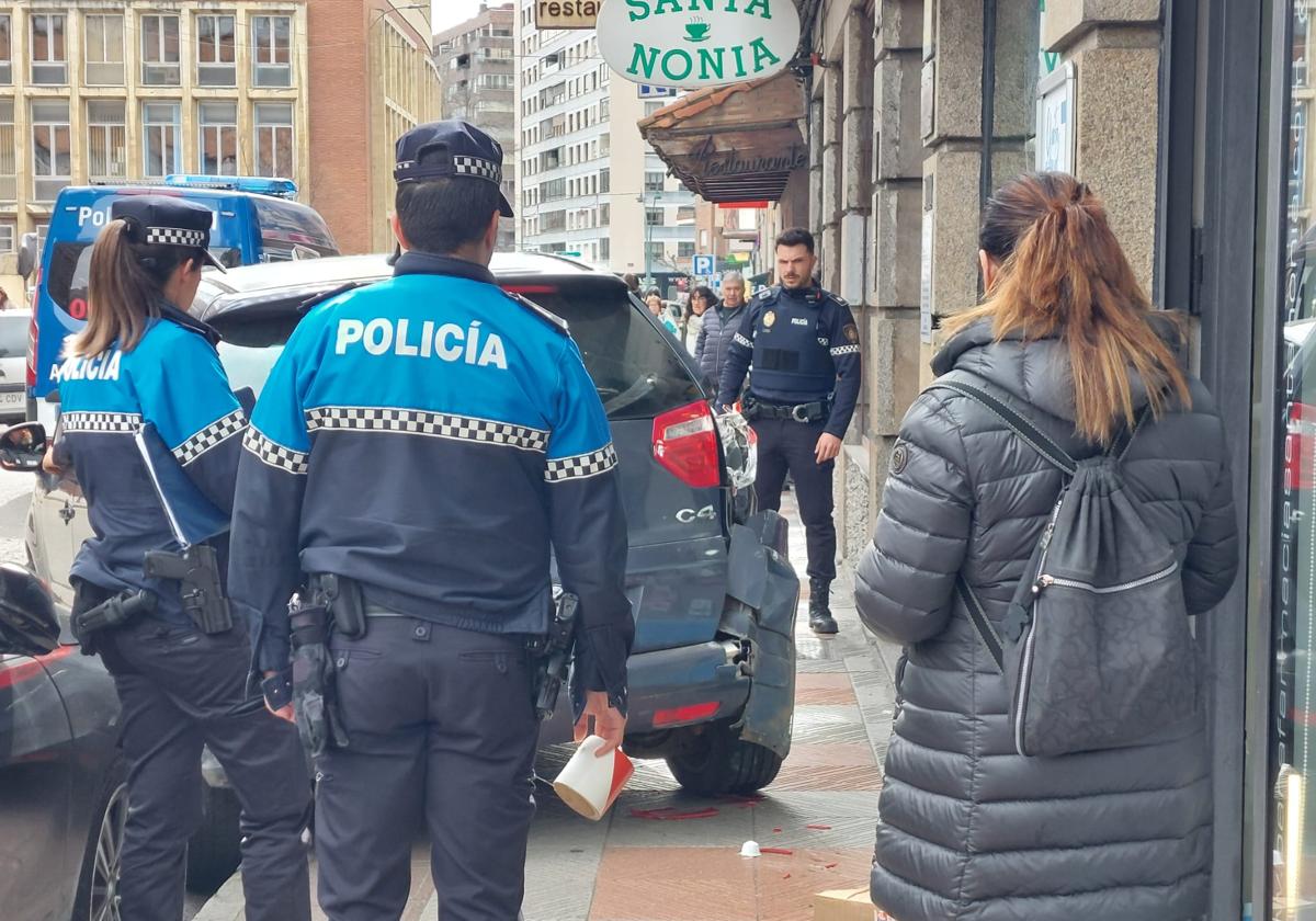 Atropello en una calle de León