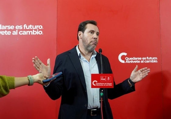 Oscar Puente, ministro de Transportes y Movilidad Sostenible.