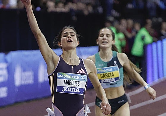 Águeda Marqués arrebató el oro a la leonesa Marta García en los 3.000 metros.