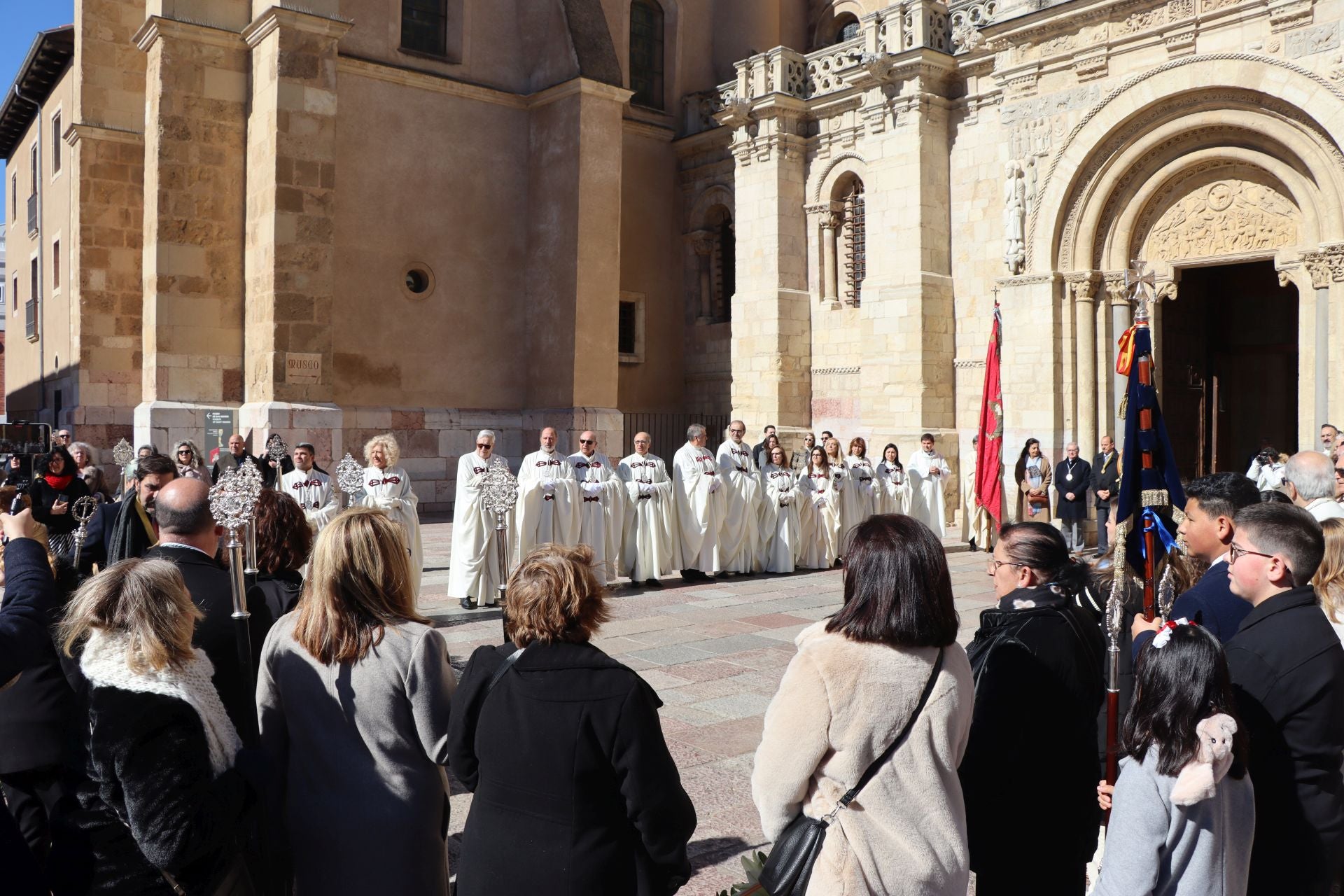 Última etapa de la peregrinación desde Sevilla y León