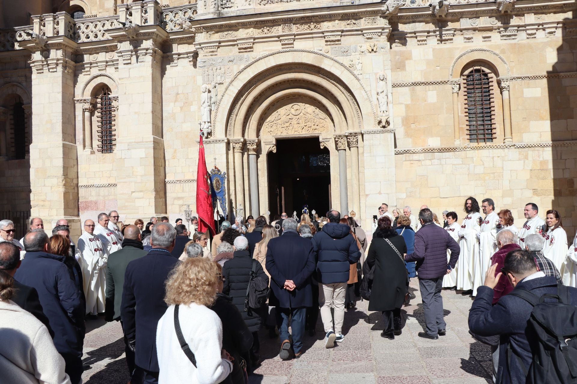 Última etapa de la peregrinación desde Sevilla y León