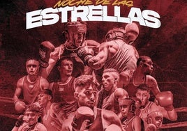 Cartel de la velada de boxeo.