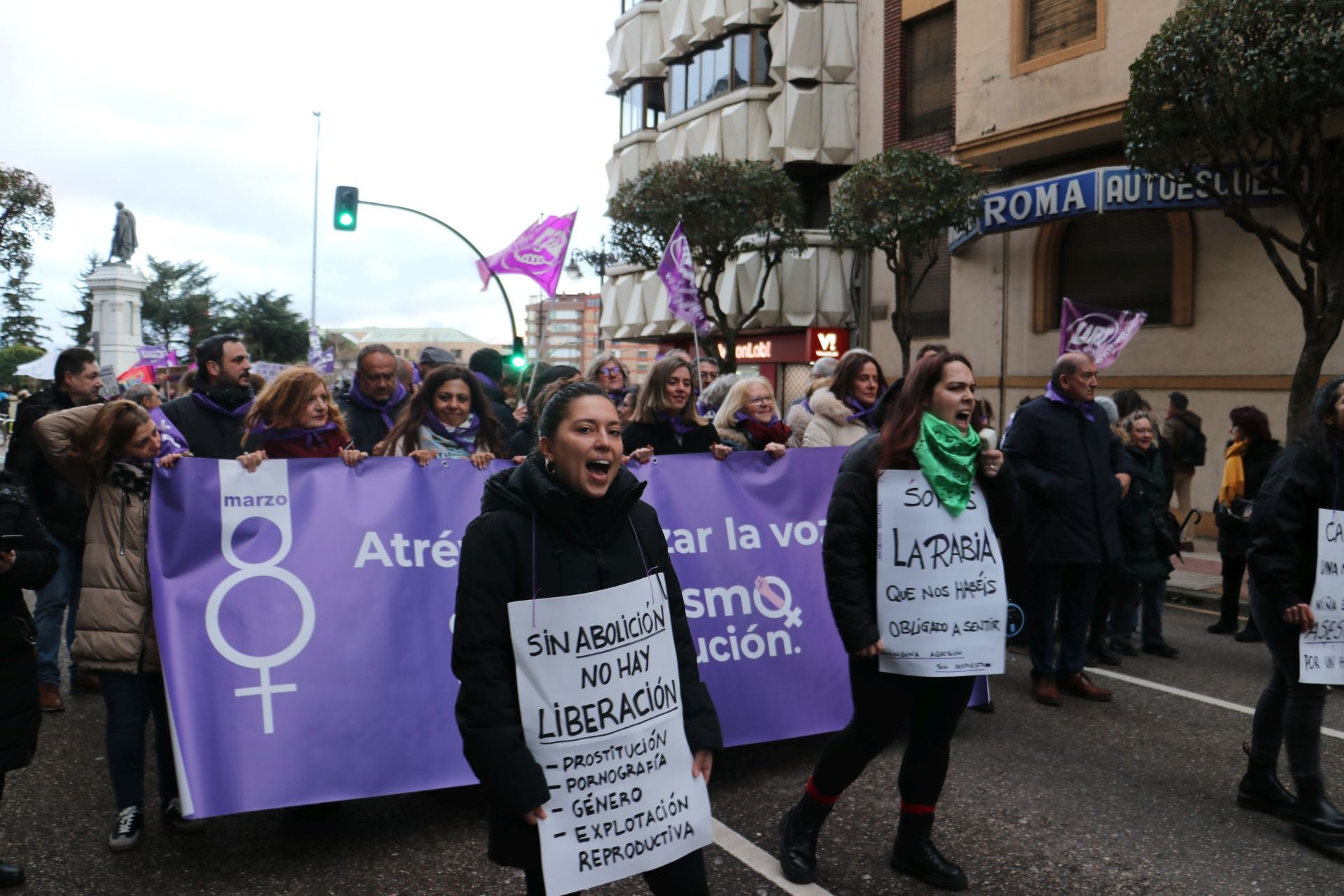 Las imágenes de la segunda manifestación por el 8M en León