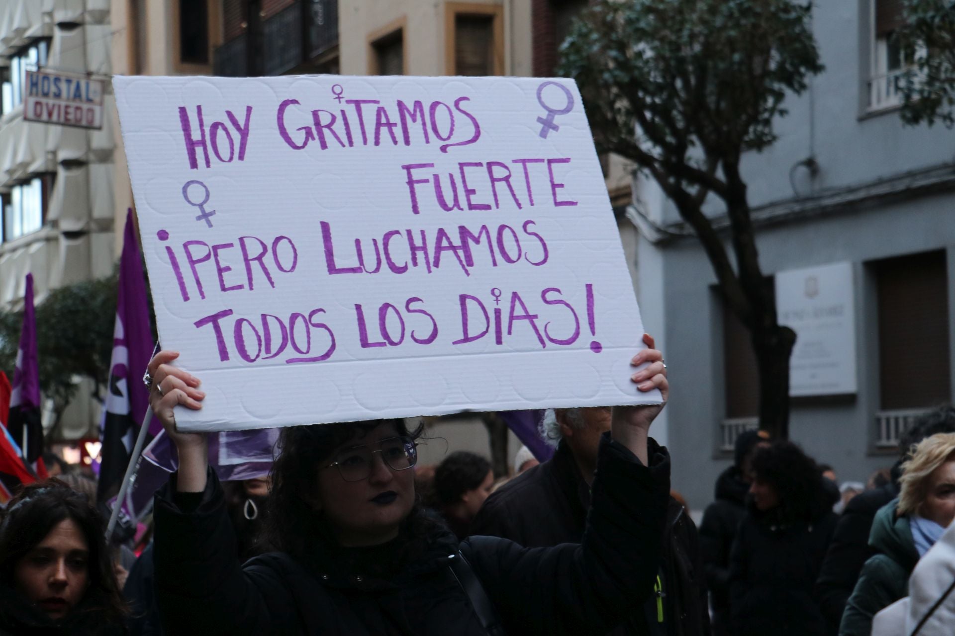 Las imágenes de la segunda manifestación por el 8M en León