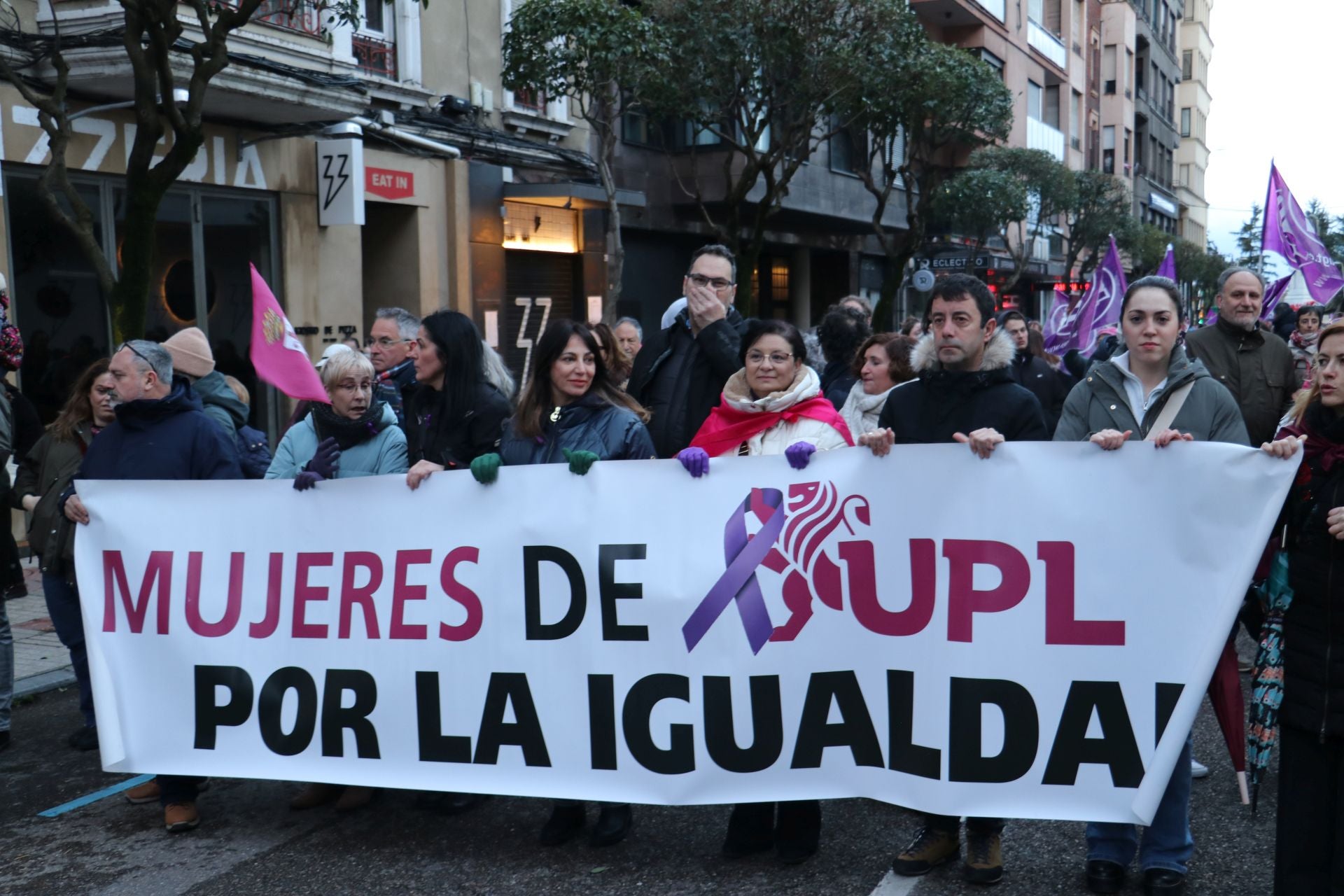 Las imágenes de la segunda manifestación por el 8M en León