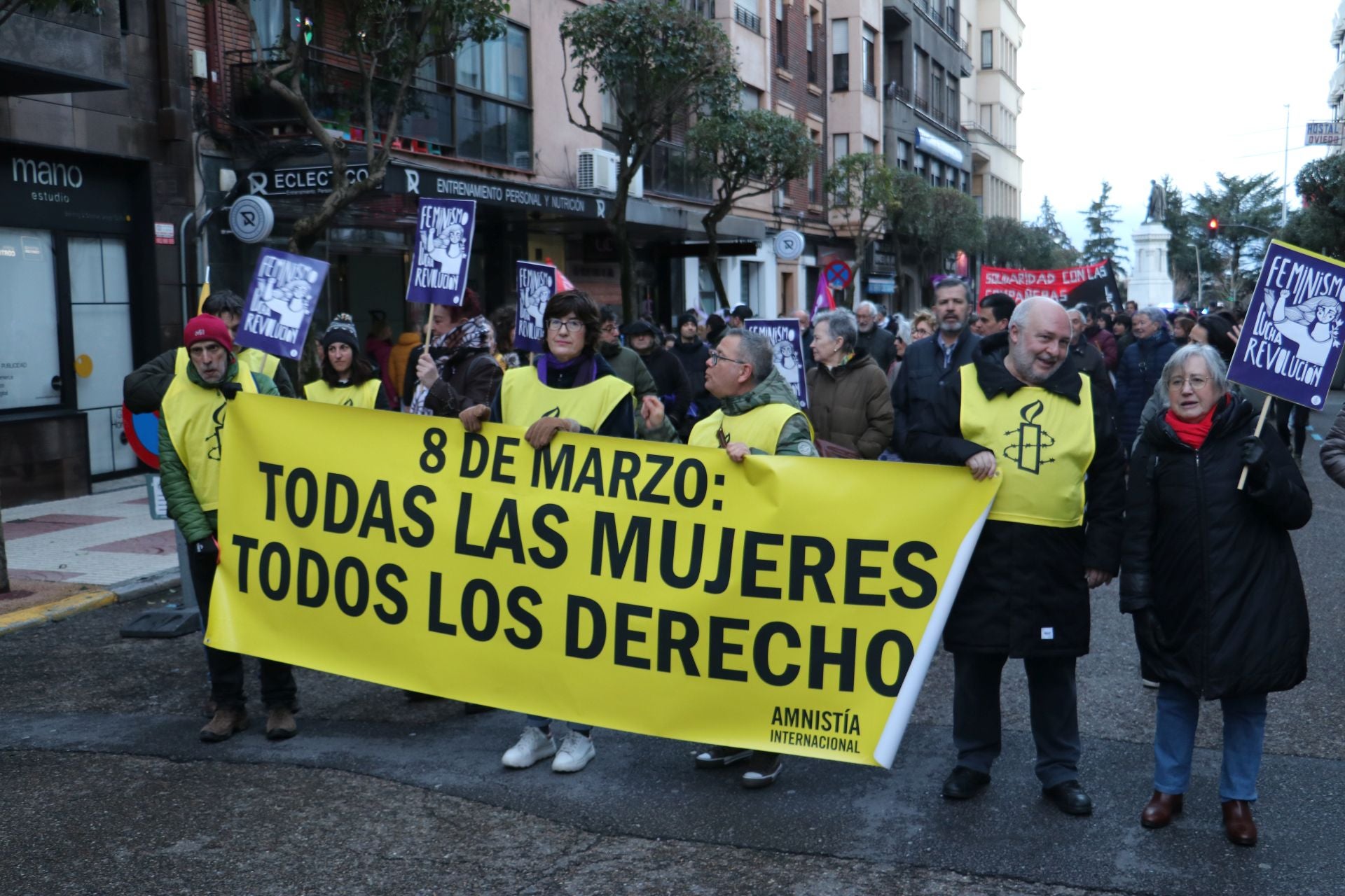 Las imágenes de la segunda manifestación por el 8M en León