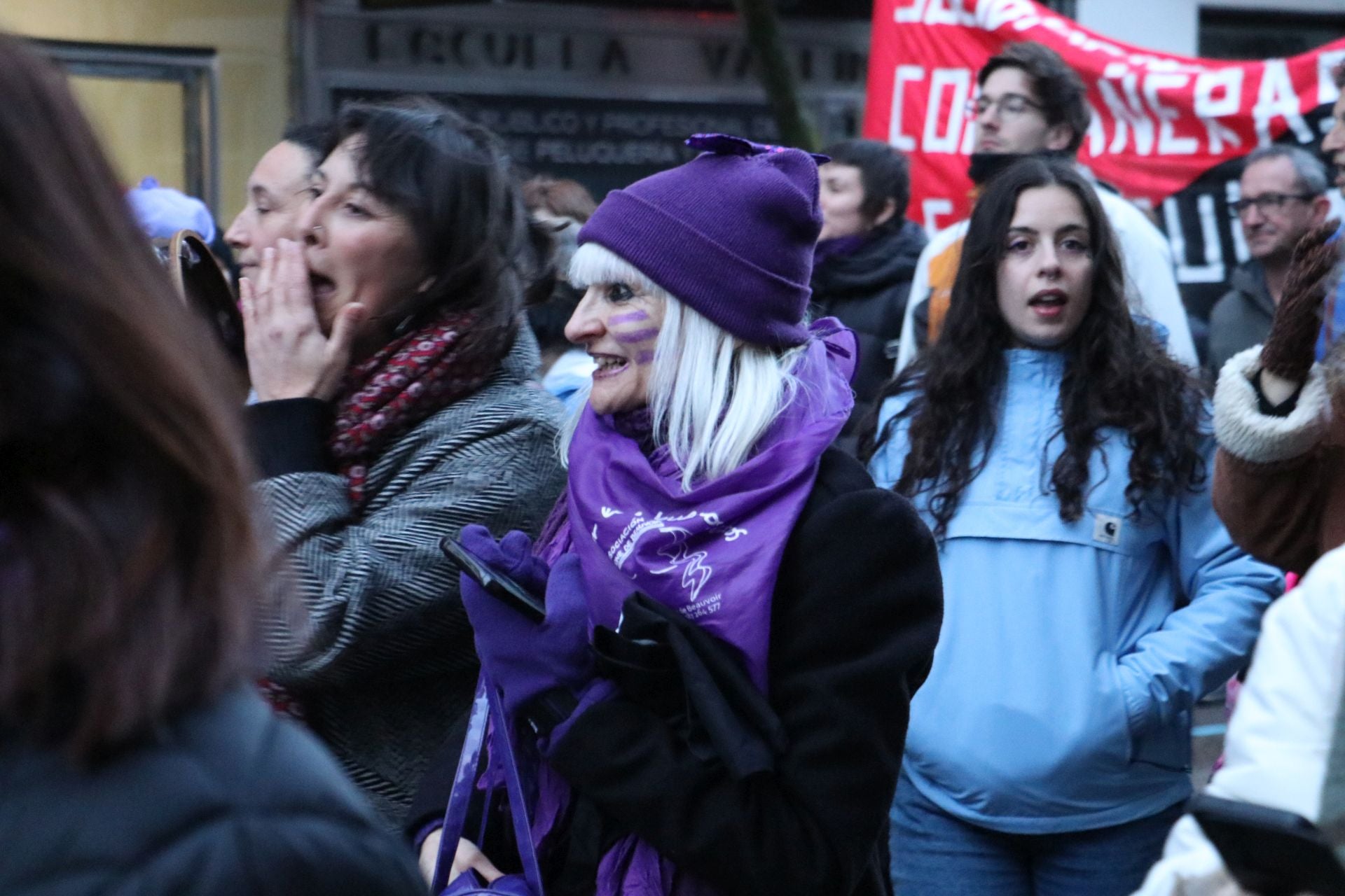 Las imágenes de la segunda manifestación por el 8M en León