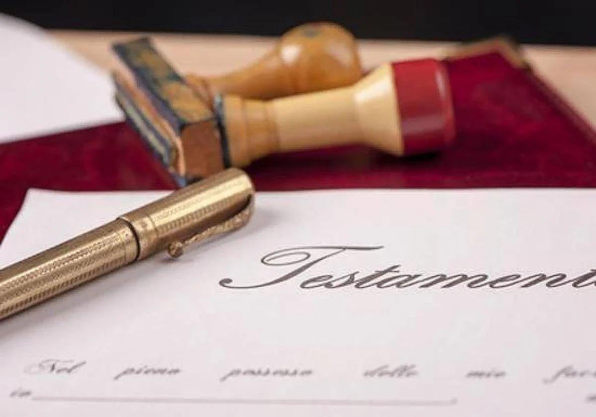 Documento de testamento vitae.