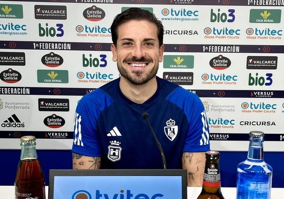 Borja Fernández, jugador de la Deportiva.