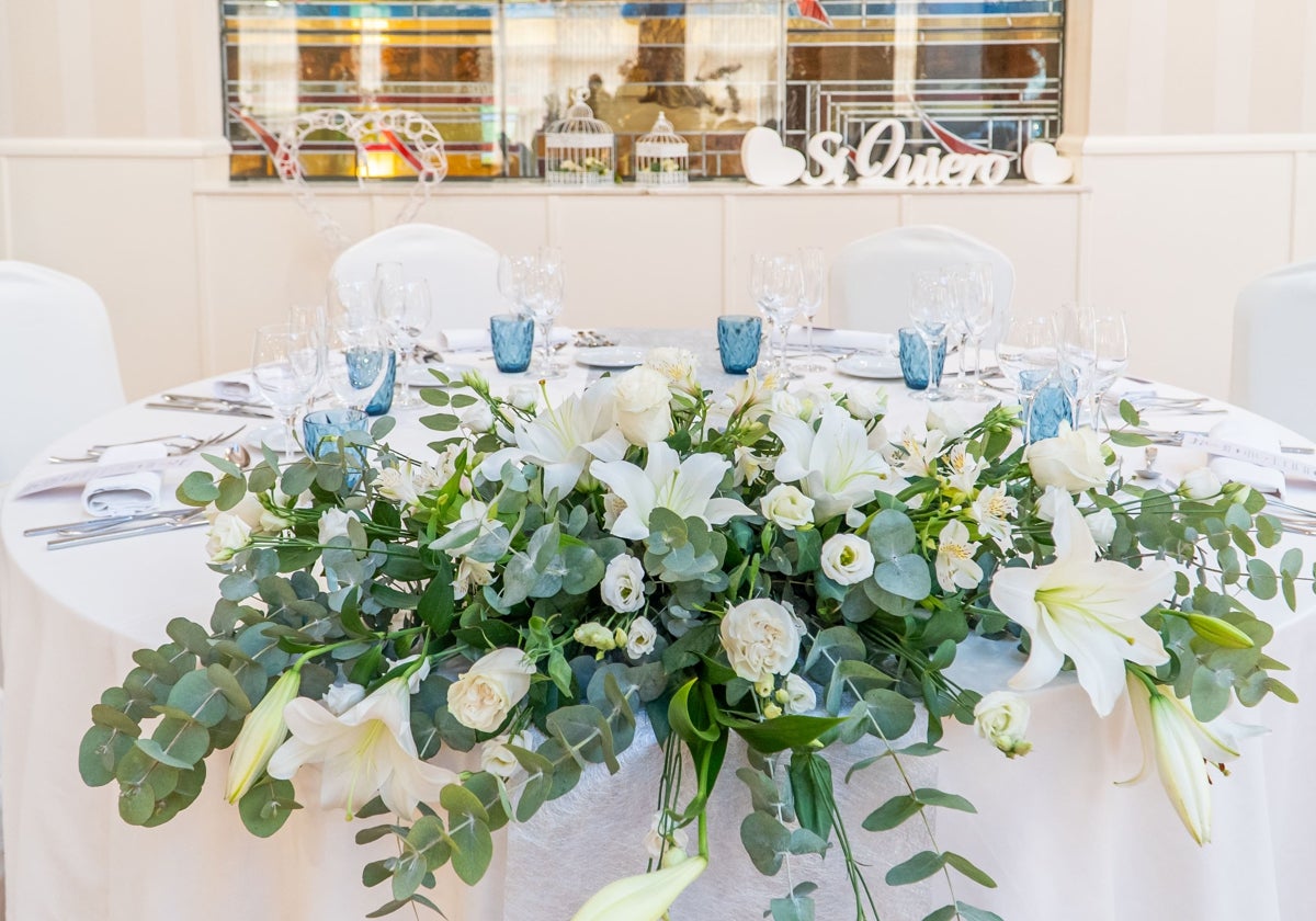 Salón de bodas del Hotel Infantas de León