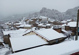 Nieve en Ferreras del Puerto.