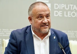 El presidente de la Diputación de León, Gerardo Álvarez Courel.