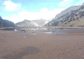 Las balsas en La Pola de Gordón.