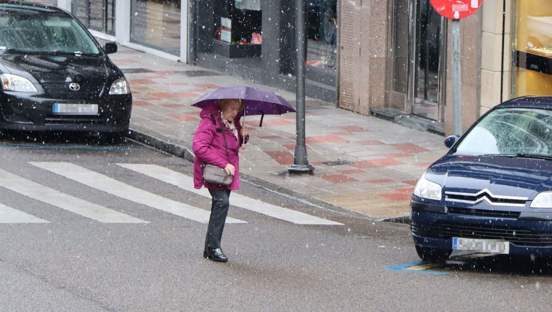 Nieve en República Argentina, en León