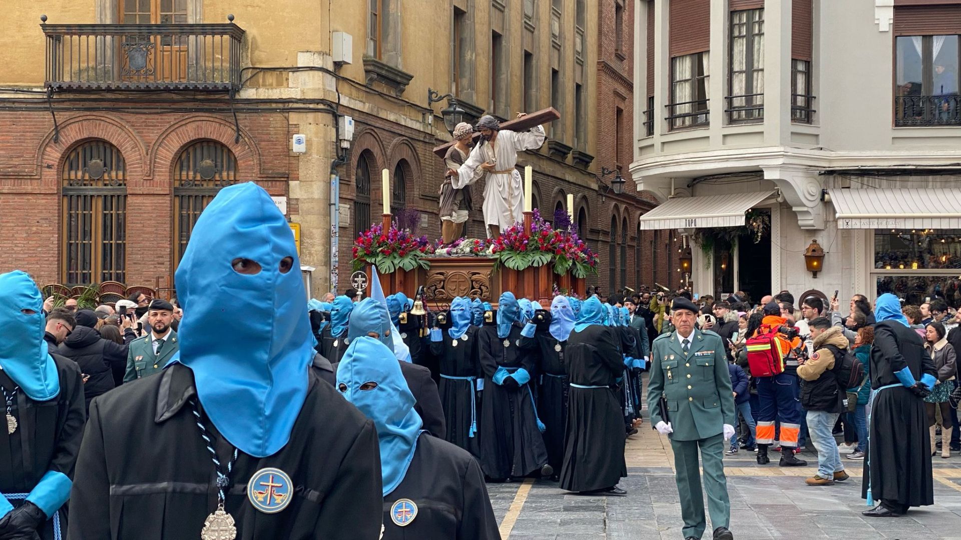 Todas las imágenes de la Bienaventuranza en su recorrido por León