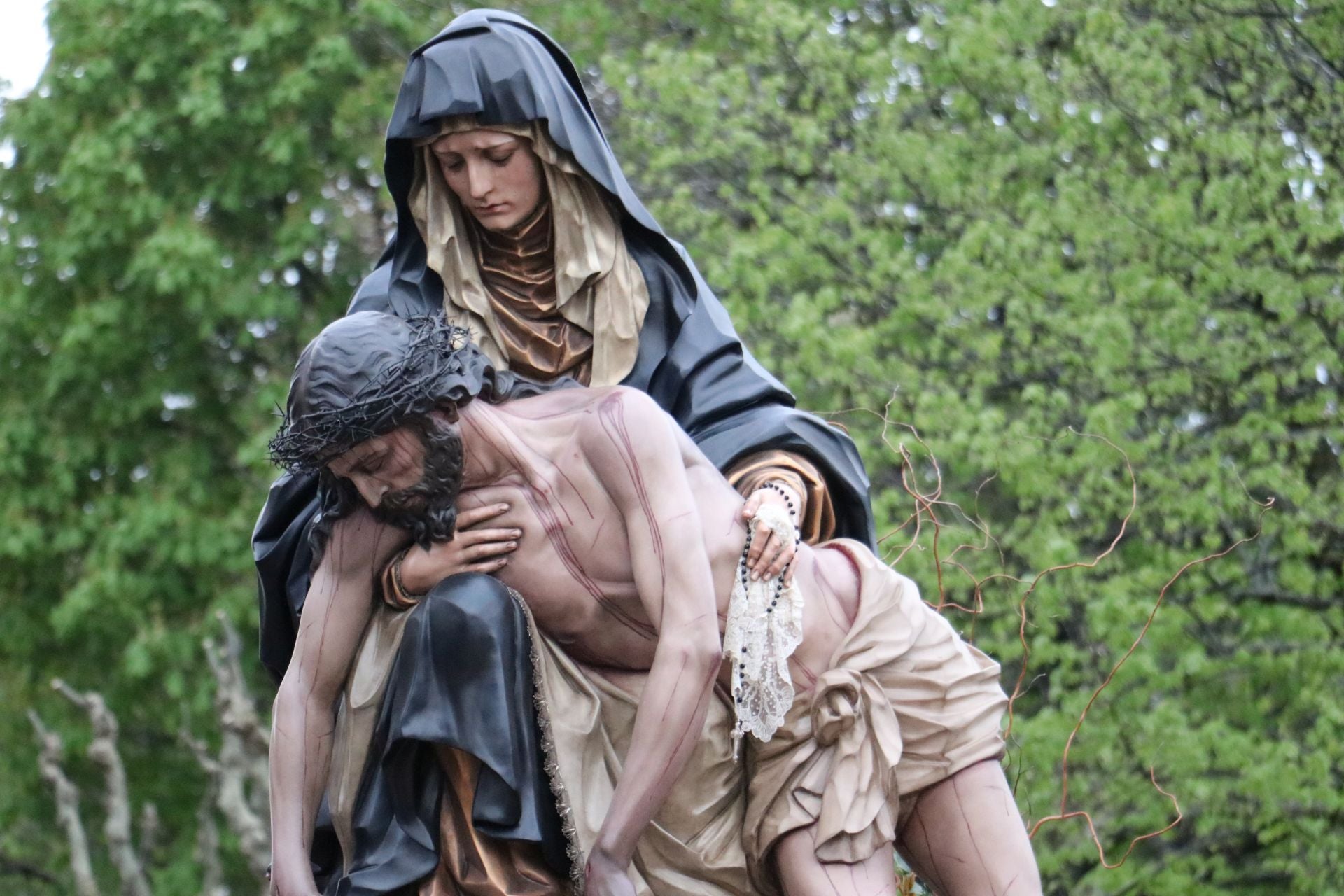 Las imágenes de la procesión de María del Dulce Nombre