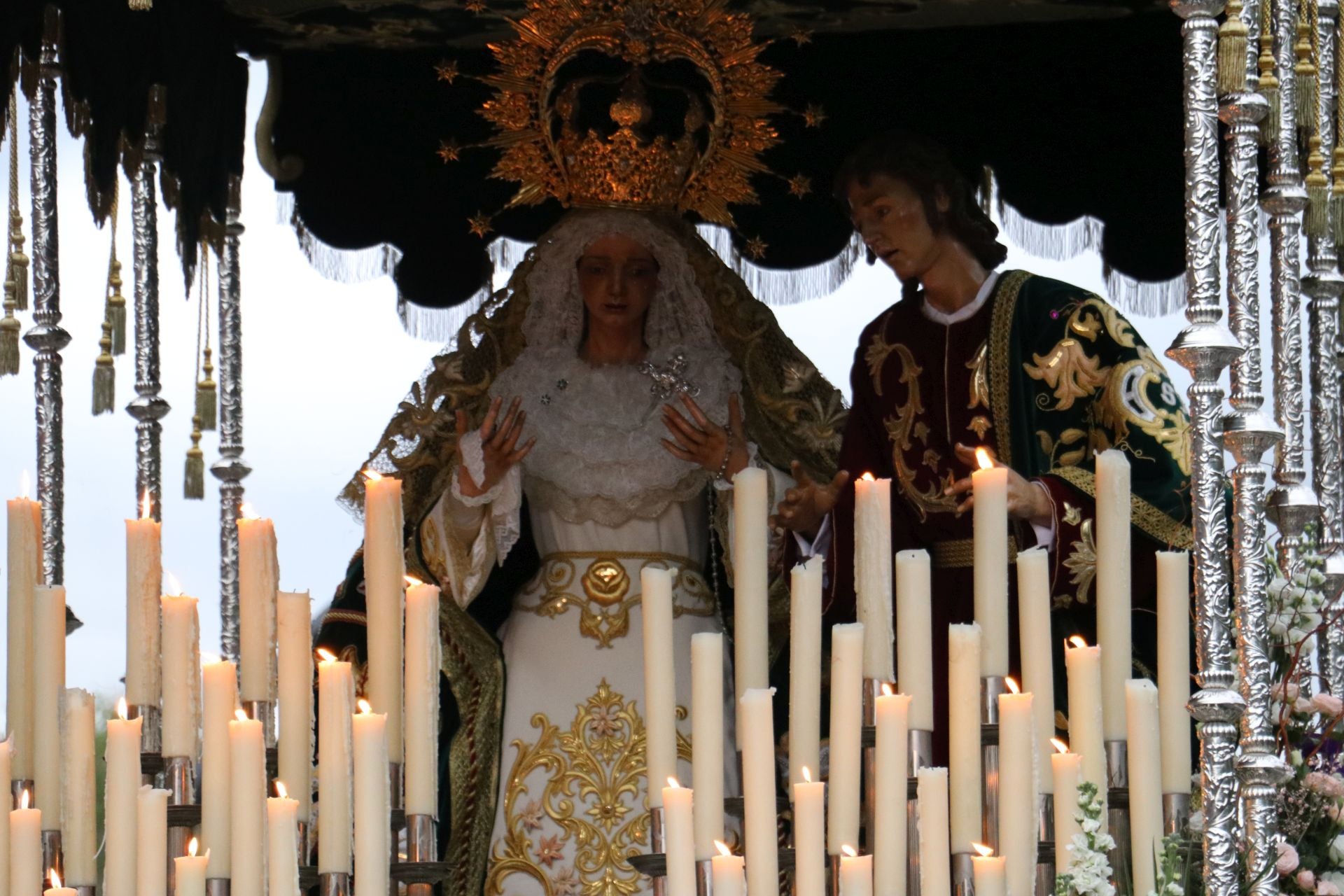 Las imágenes de la procesión de María del Dulce Nombre