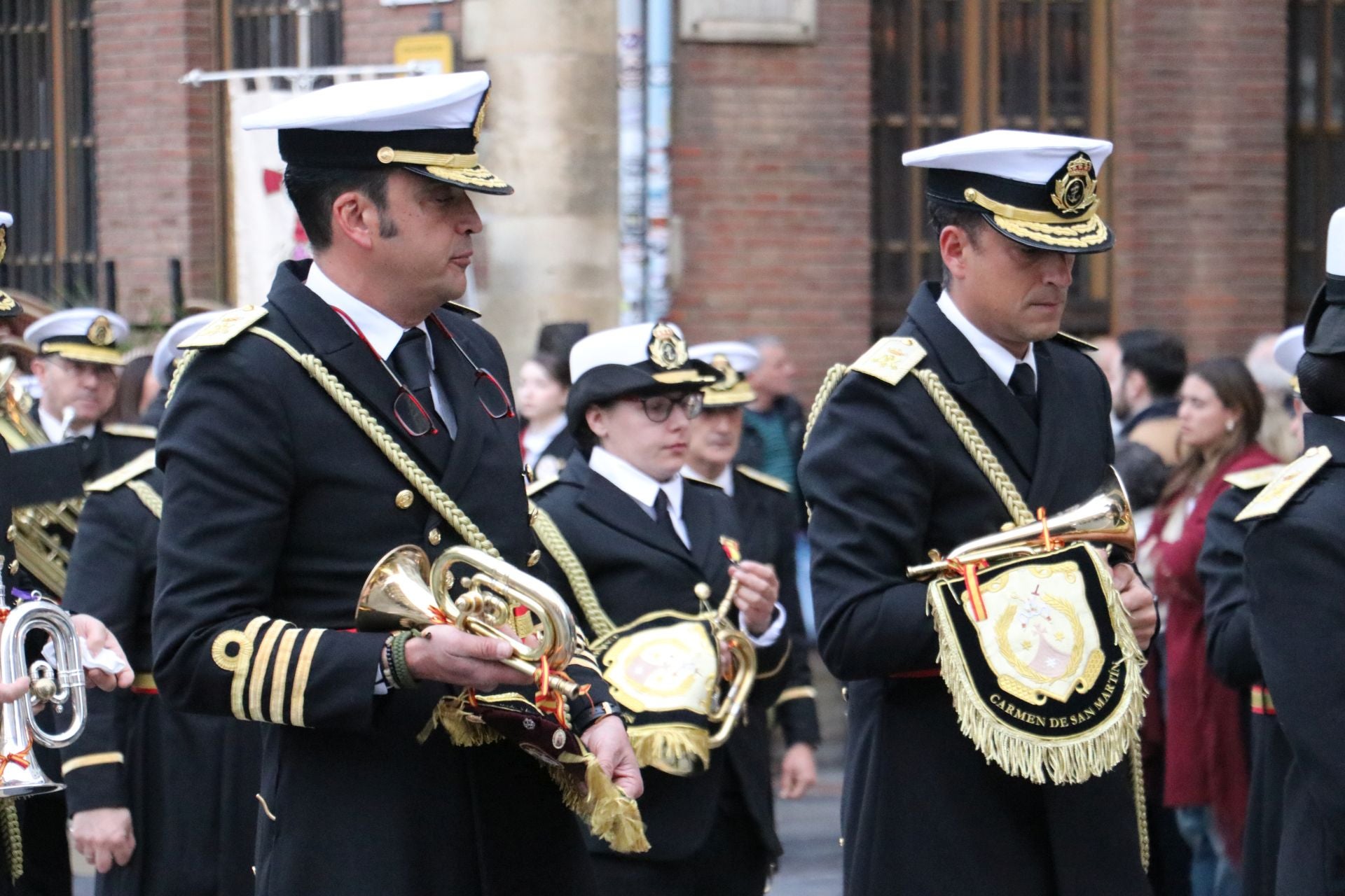 Las imágenes de la procesión de la Sagrada Cena