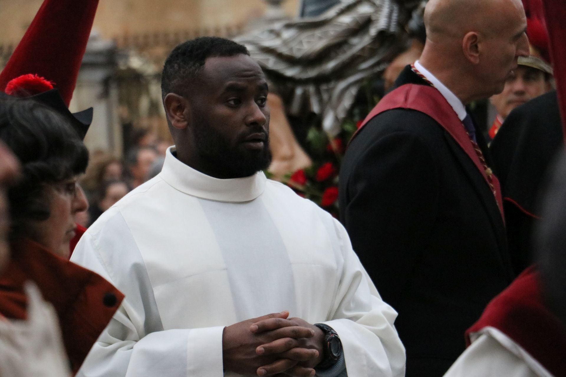 Las imágenes de la procesión de la Sagrada Cena