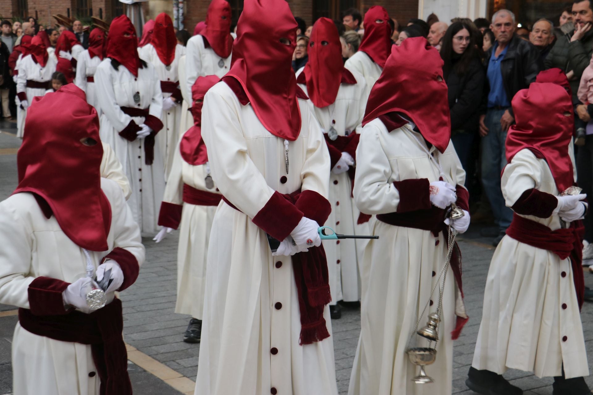 Las imágenes de la procesión de la Sagrada Cena