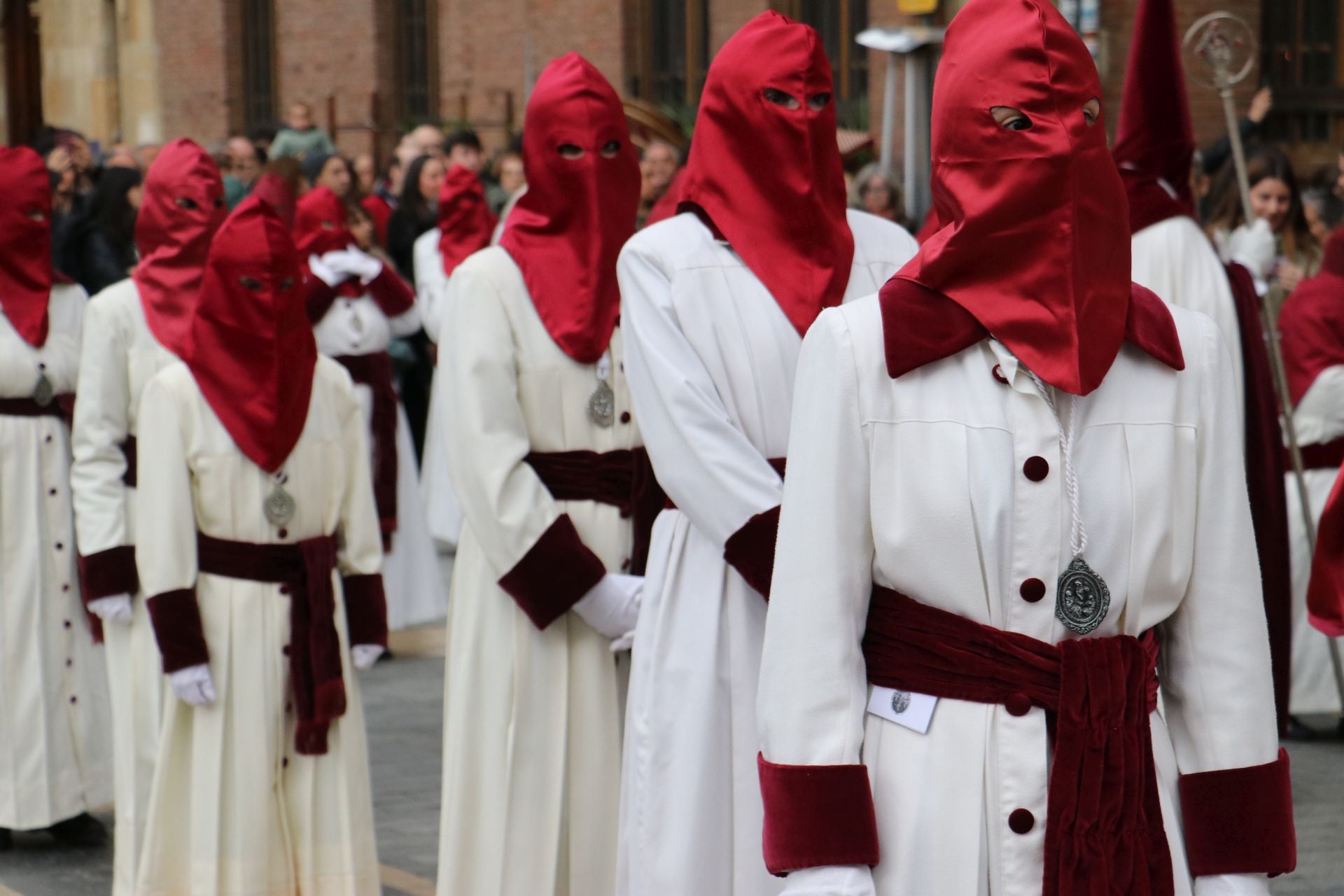 Las imágenes de la procesión de la Sagrada Cena