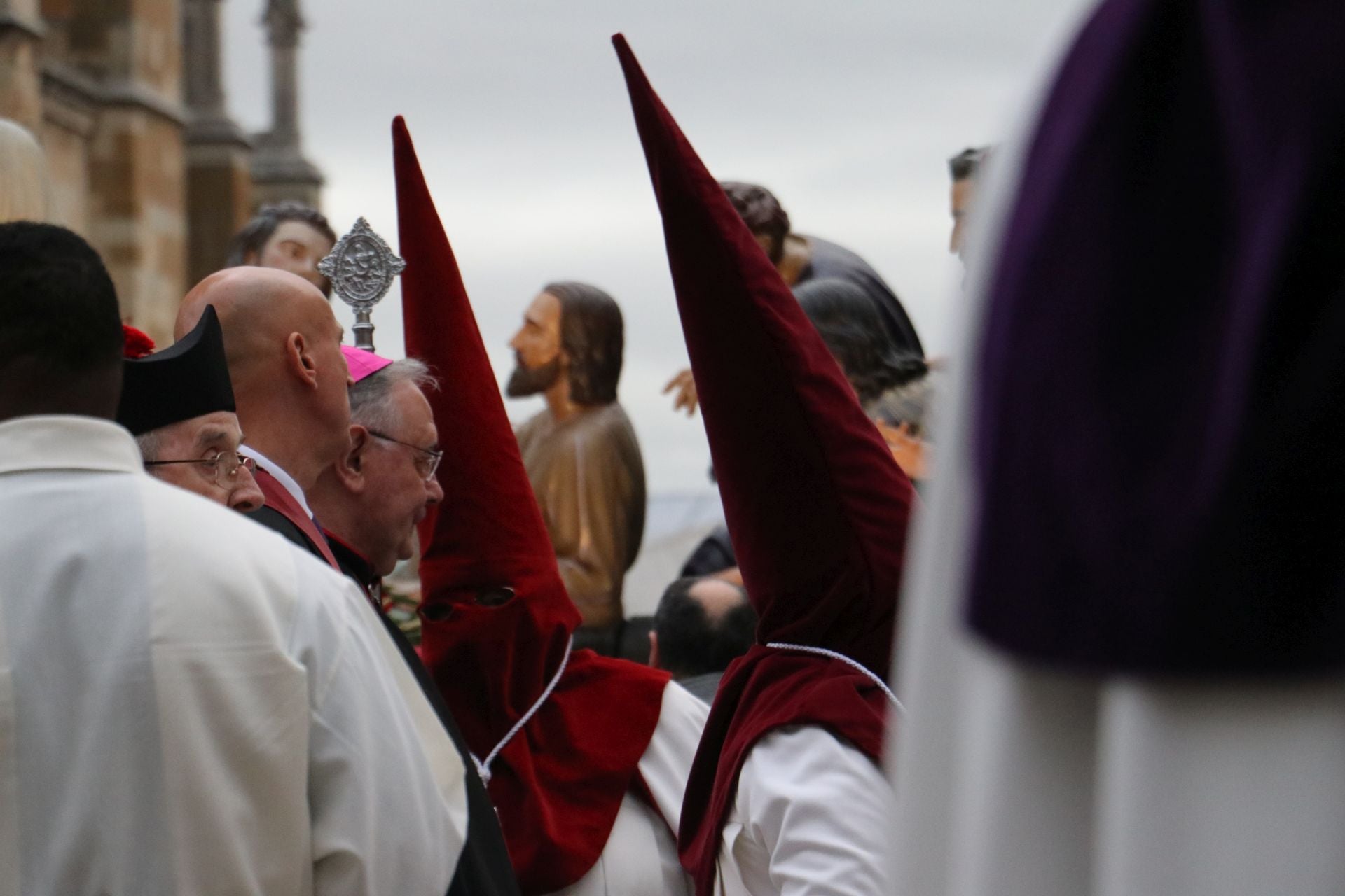 Las imágenes de la procesión de la Sagrada Cena