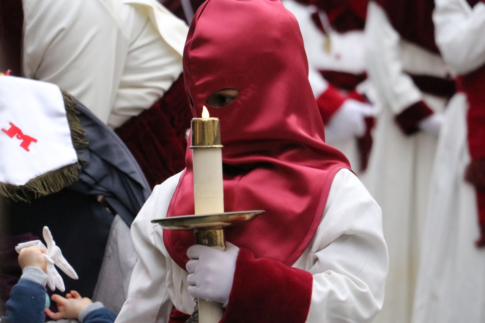 Las imágenes de la procesión de la Sagrada Cena