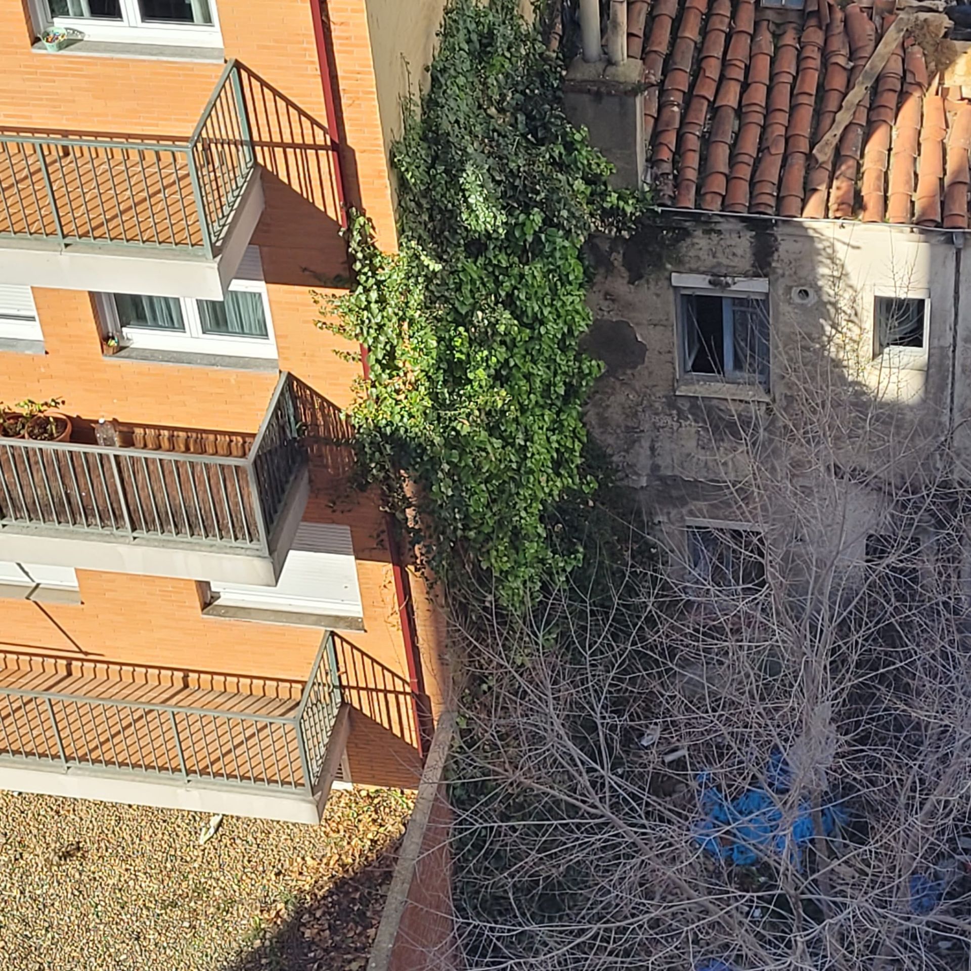 El estado «ruinoso» del número 19 de Santa Engracia, en imágenes