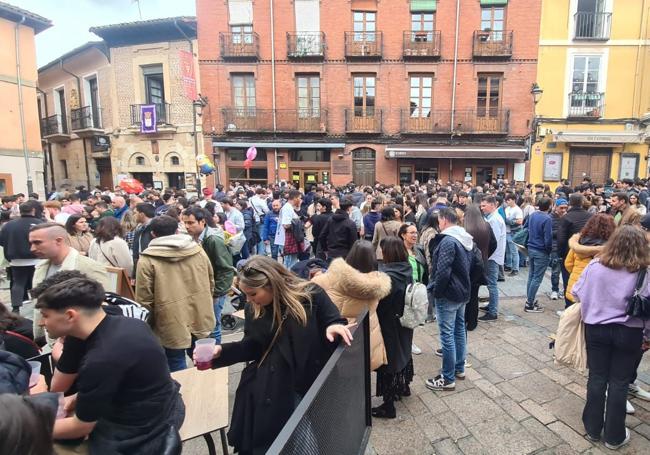 Plaza de San Martín el Jueves Santo.