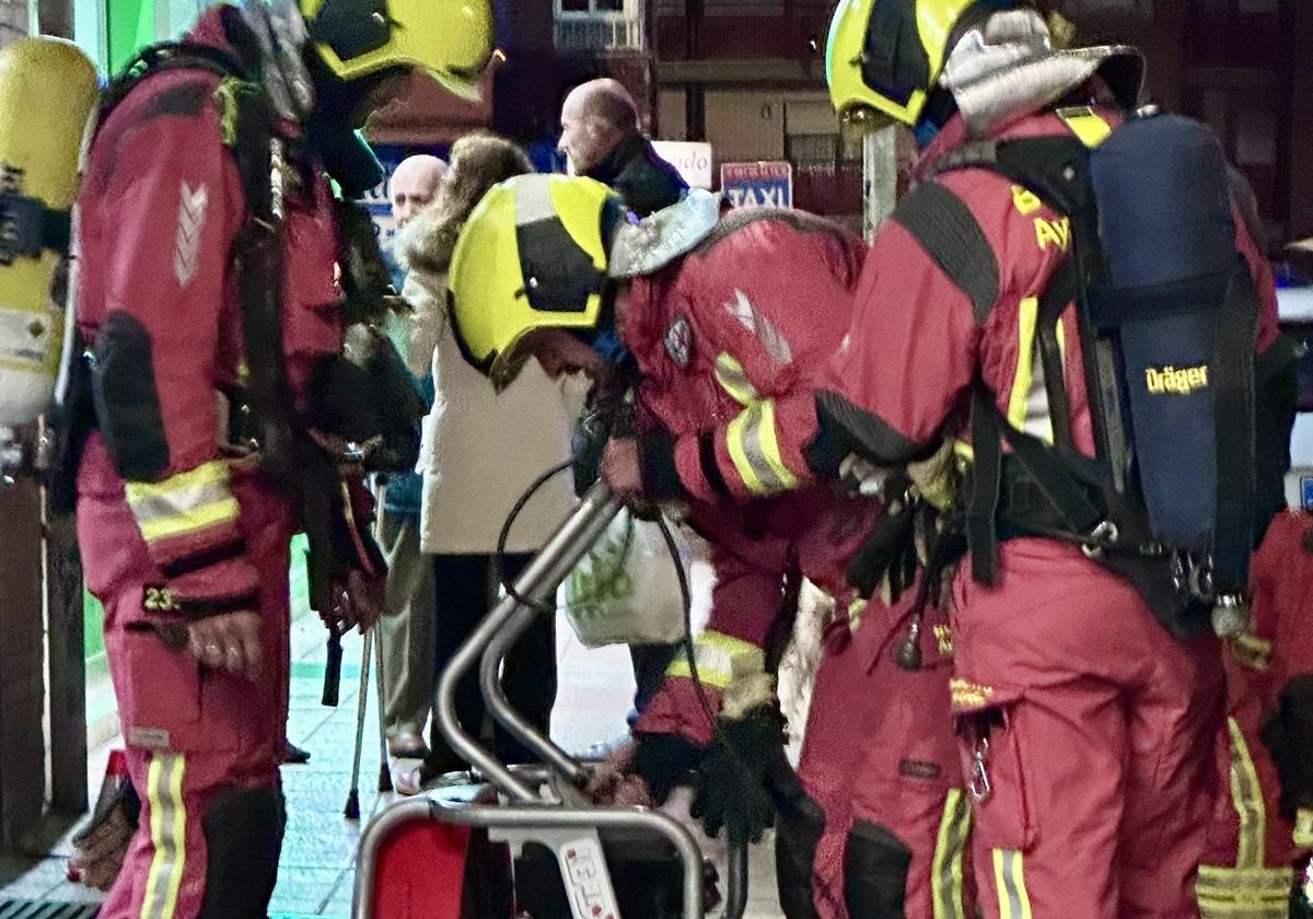 Un escape de gas moviliza a los Bomberos de León