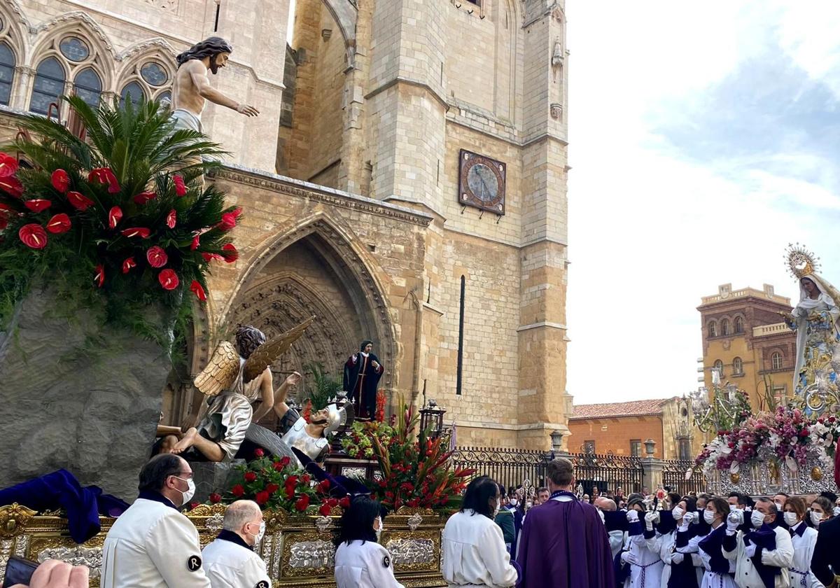 Programa y recorrido de la procesión del Domingo de Resurrección en León