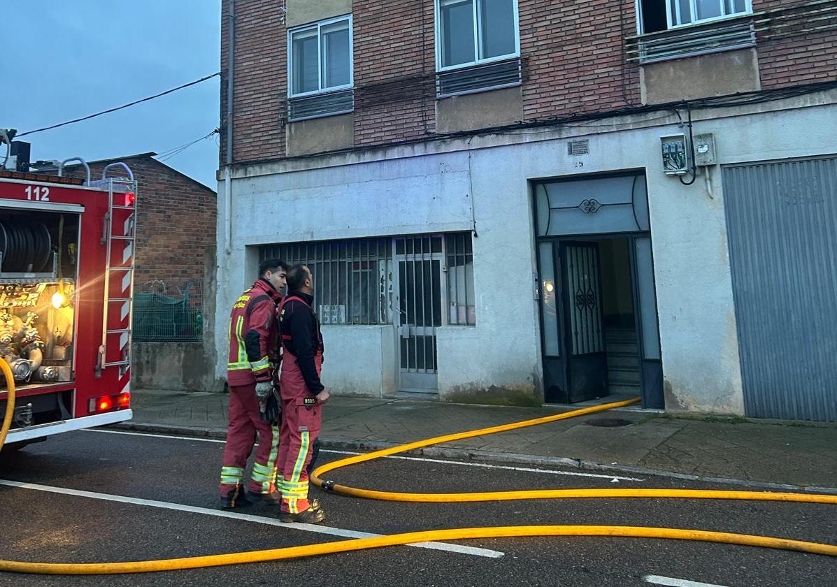 Intervención de Bomberos de León.
