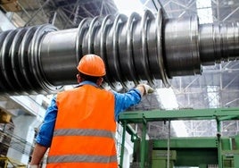 Un trabajador industrial.