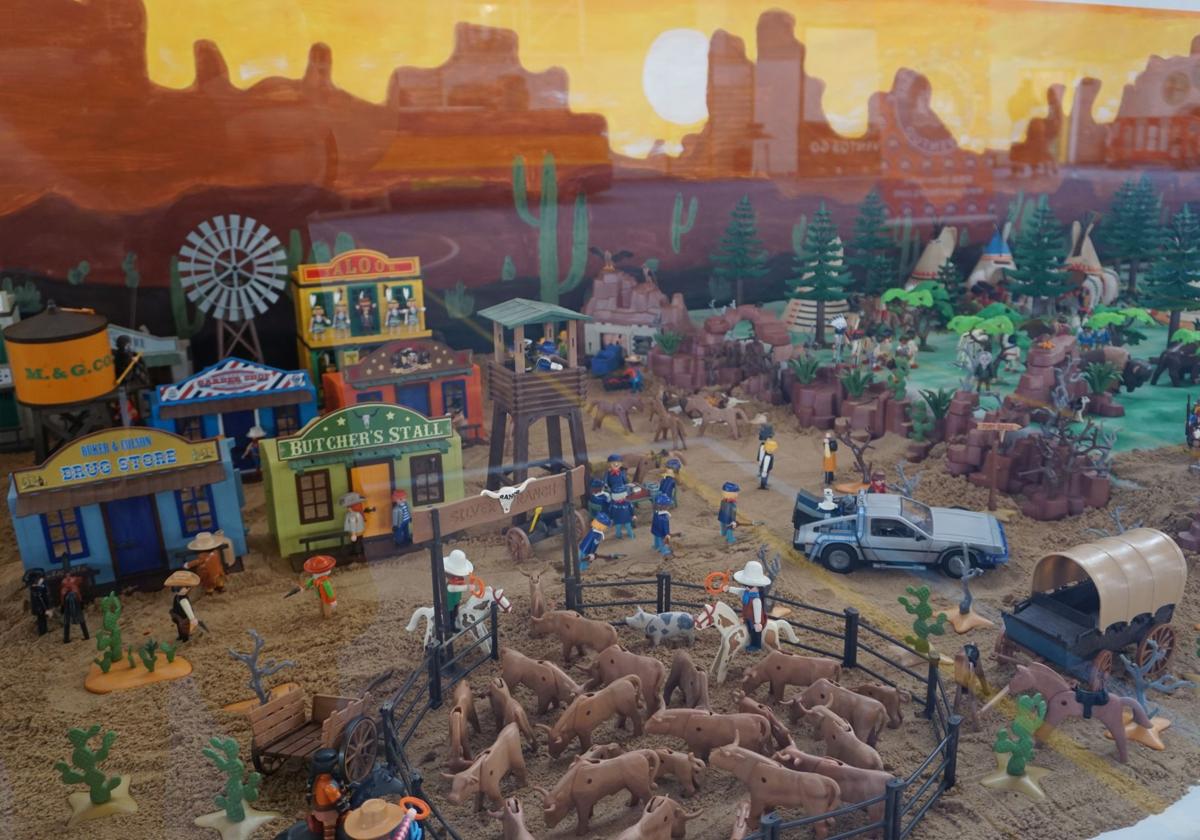 Maqueta de playmobil