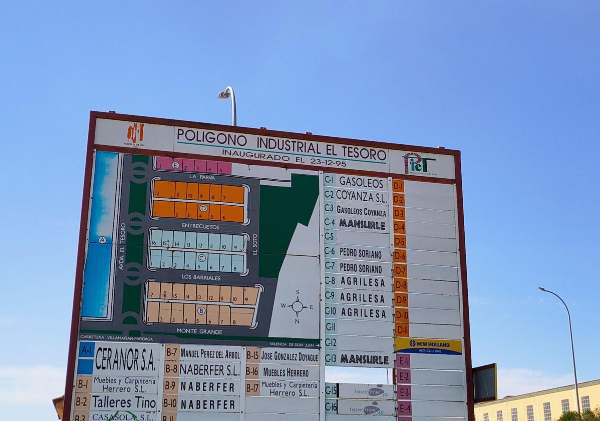 Imagen principal - Polígono 'El Tesoro' de Valencia de Don Juan