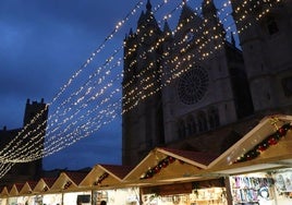 El mercadillo navideño de León en la anterior edición.
