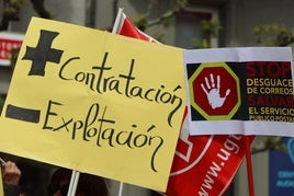 Manifestación del 1 de mayo de 2024 en León.