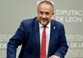 El presidente de la Diputación de León, Gerardo Álvarez Courel.