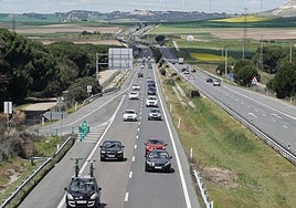 Imagen de la operación retorno tras la Semana Santa.