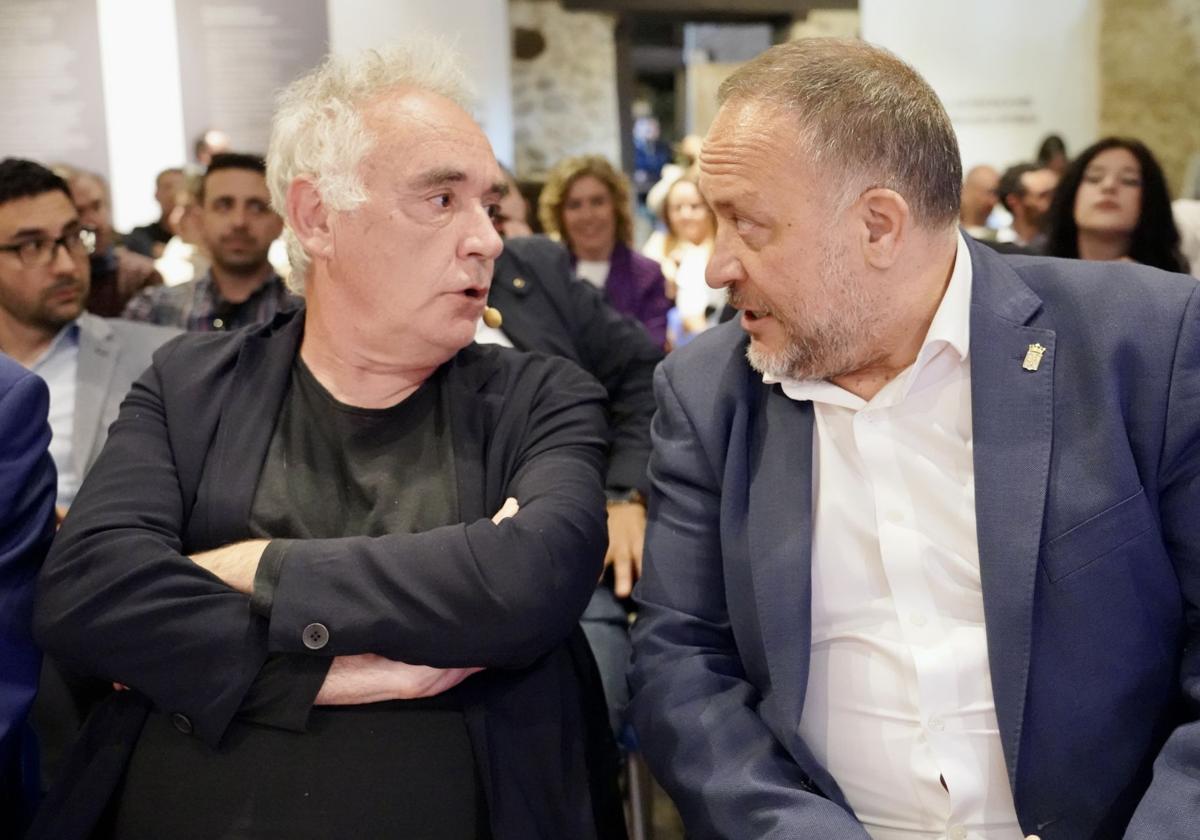 El chef Ferrán Adrià ensalza la gastronomía leonesa